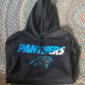 Nike Black and Blue Therma-Fit Hoodie